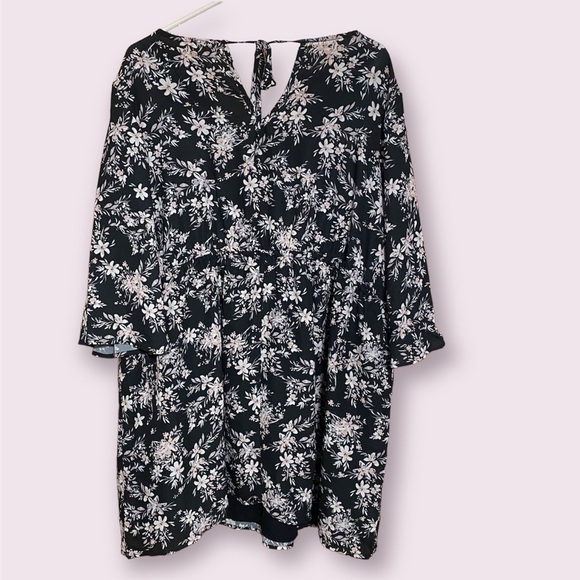 Grayson Threads NWT Black Floral Print Mini Dress - Picture 5 of 9